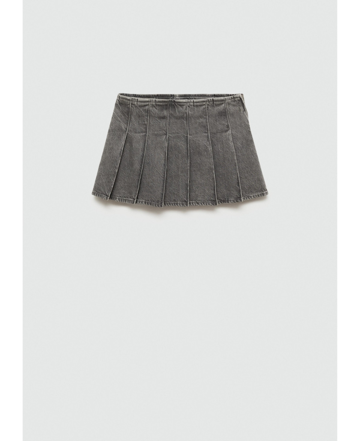 Mango Women's Denim Mini-Skirt - Denim Grey | Macy's