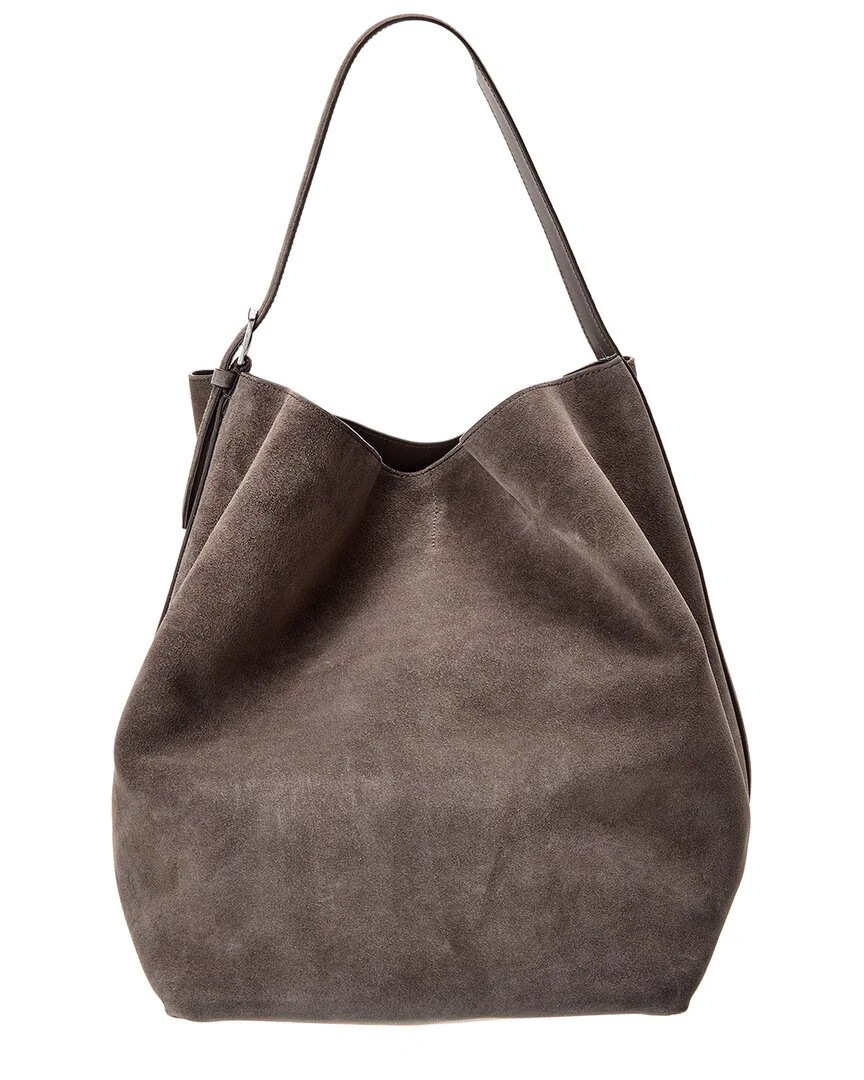 TOTEME Belted Suede Tote | Shop Simon