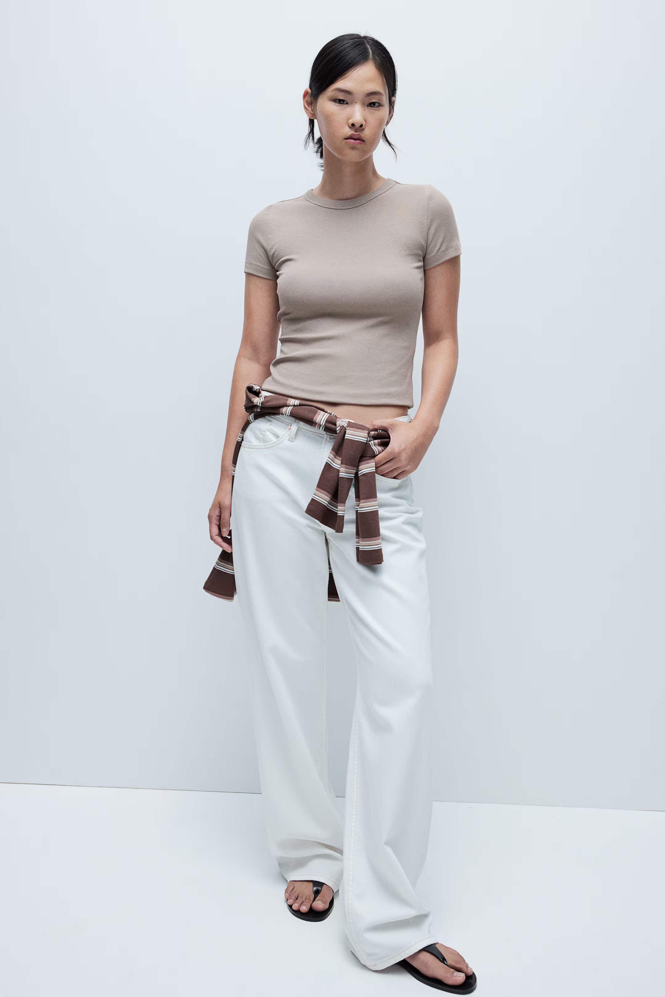 Ribbed T-shirt | H&M (US + CA)