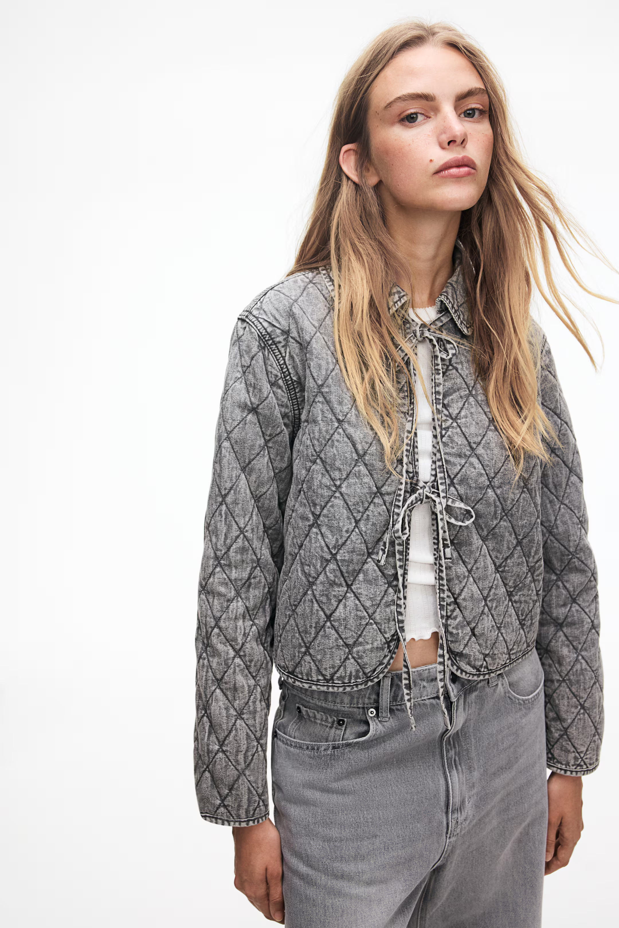 Quilted Denim Jacket | H&M (US + CA)
