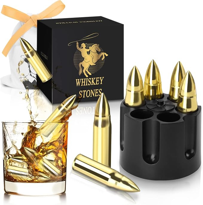 Gifts for Men: Dad, Husband, Boyfriend, Grandpa, Brother - Whiskey Stone & Unique Christmas Stock... | Amazon (US)