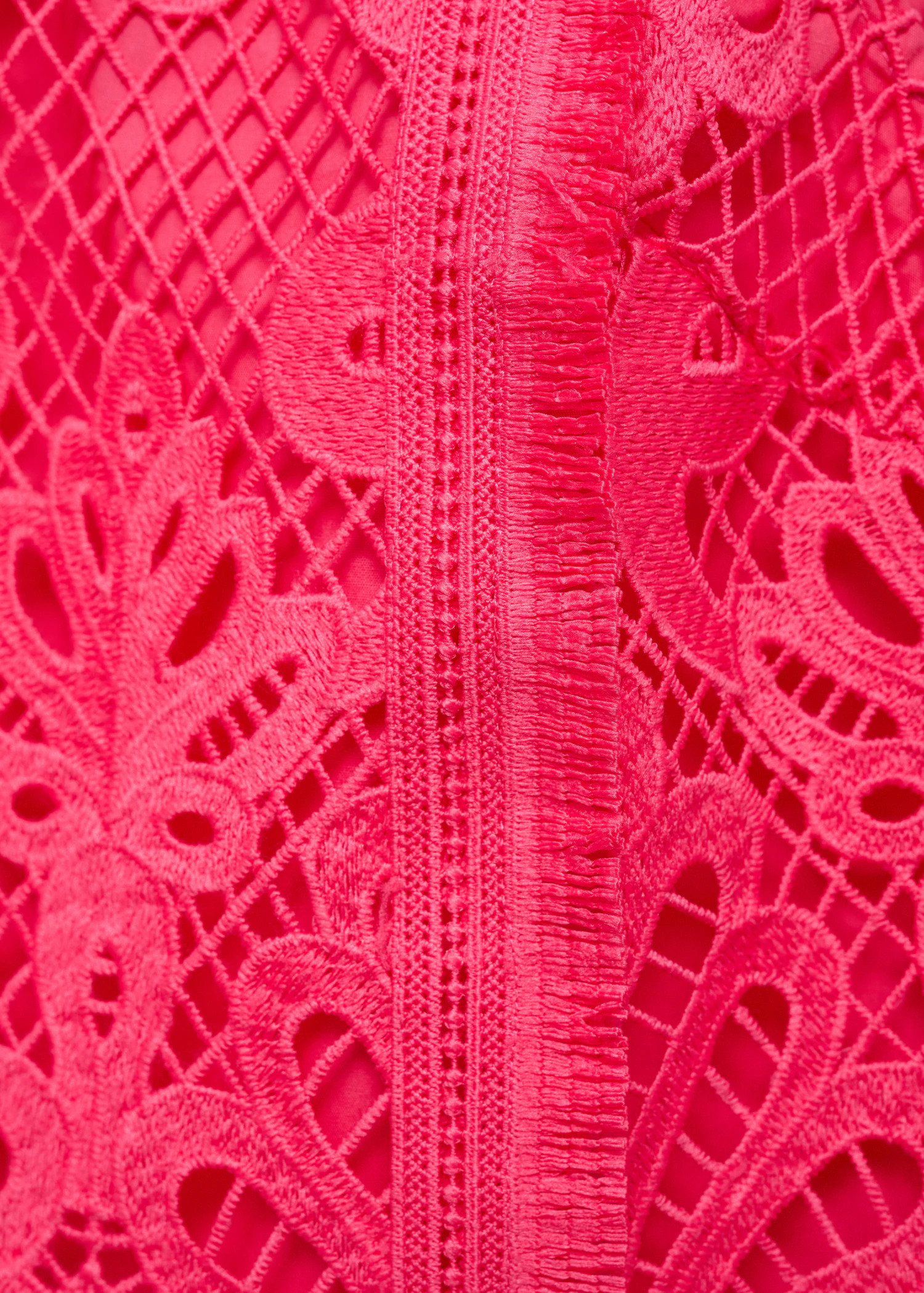 Crochet perkins-neck top - Women | MANGO USA | Mango (US/MX/AU)