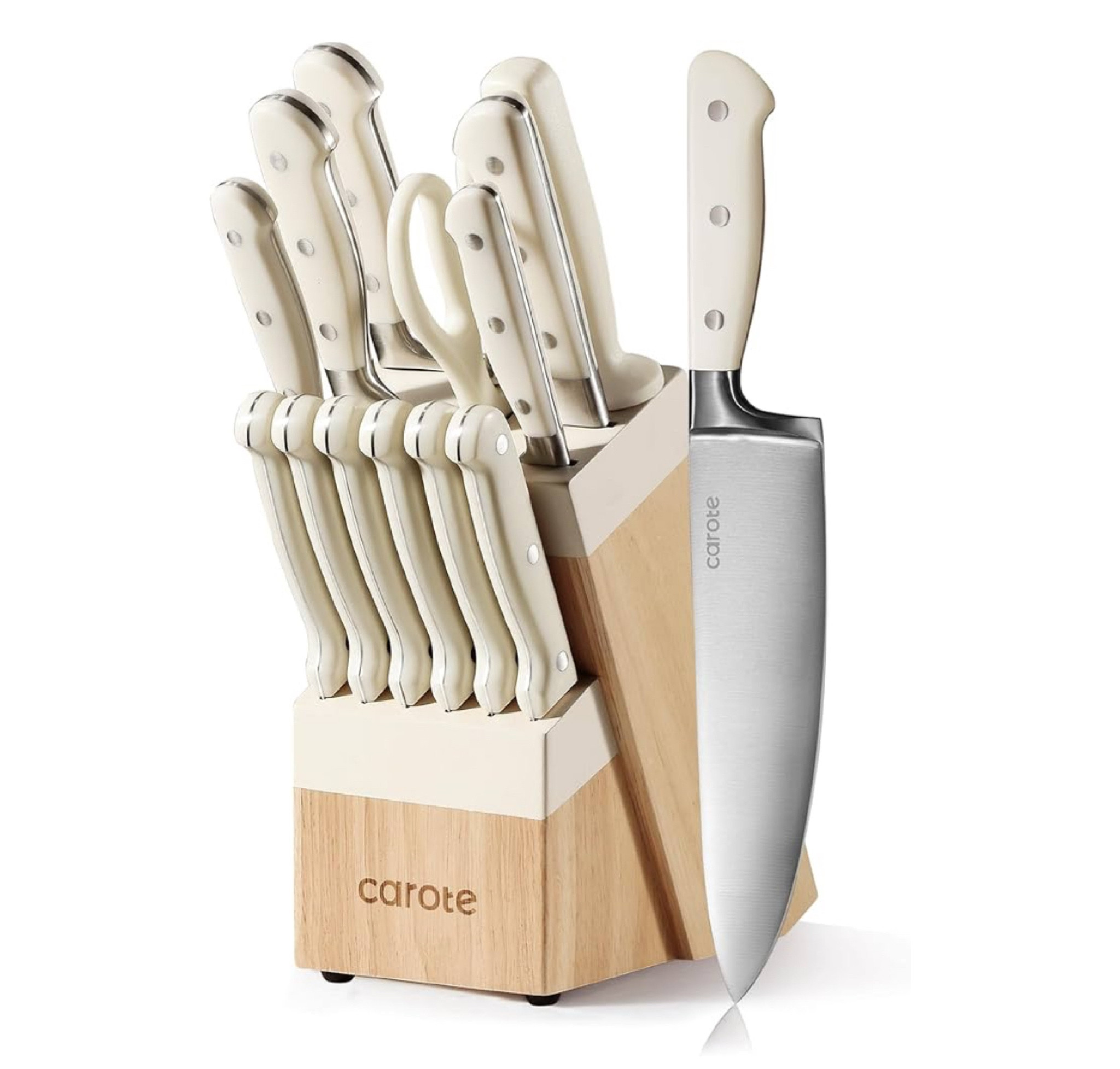 The perfect neutral kitchen accessories 

Knife set, baking sheets, measuring cups, pot holders, oven mitts 

#LTKHome