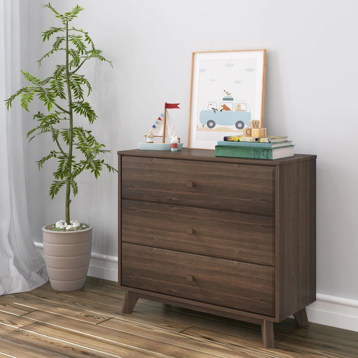 Adrundhati 3 Drawer Dresser | Wayfair North America