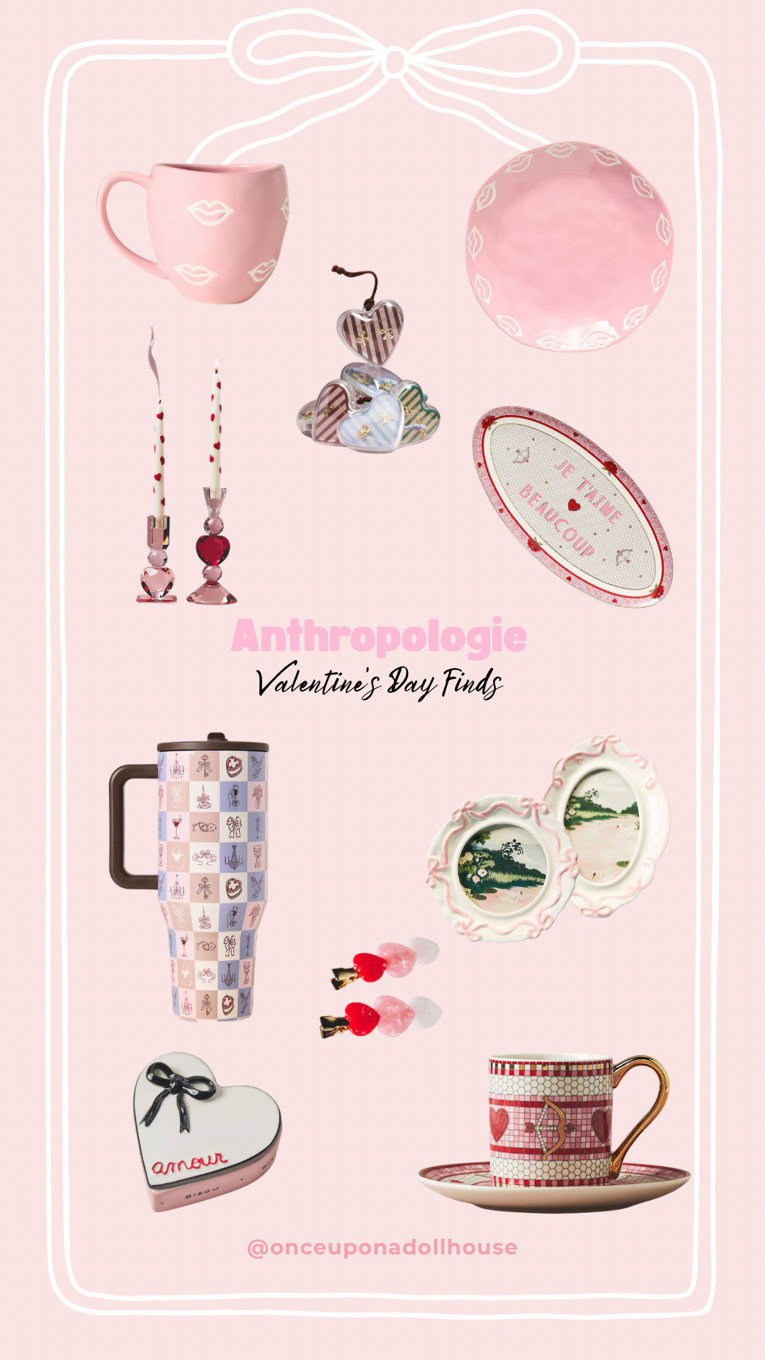 Anthropologie Valentine’s day finds! 

Tumbler, candle holder, clip, trinket box, platter, plate, earrings, cup, frame

#LTKSeasonal #LTKHome #LTKValentine