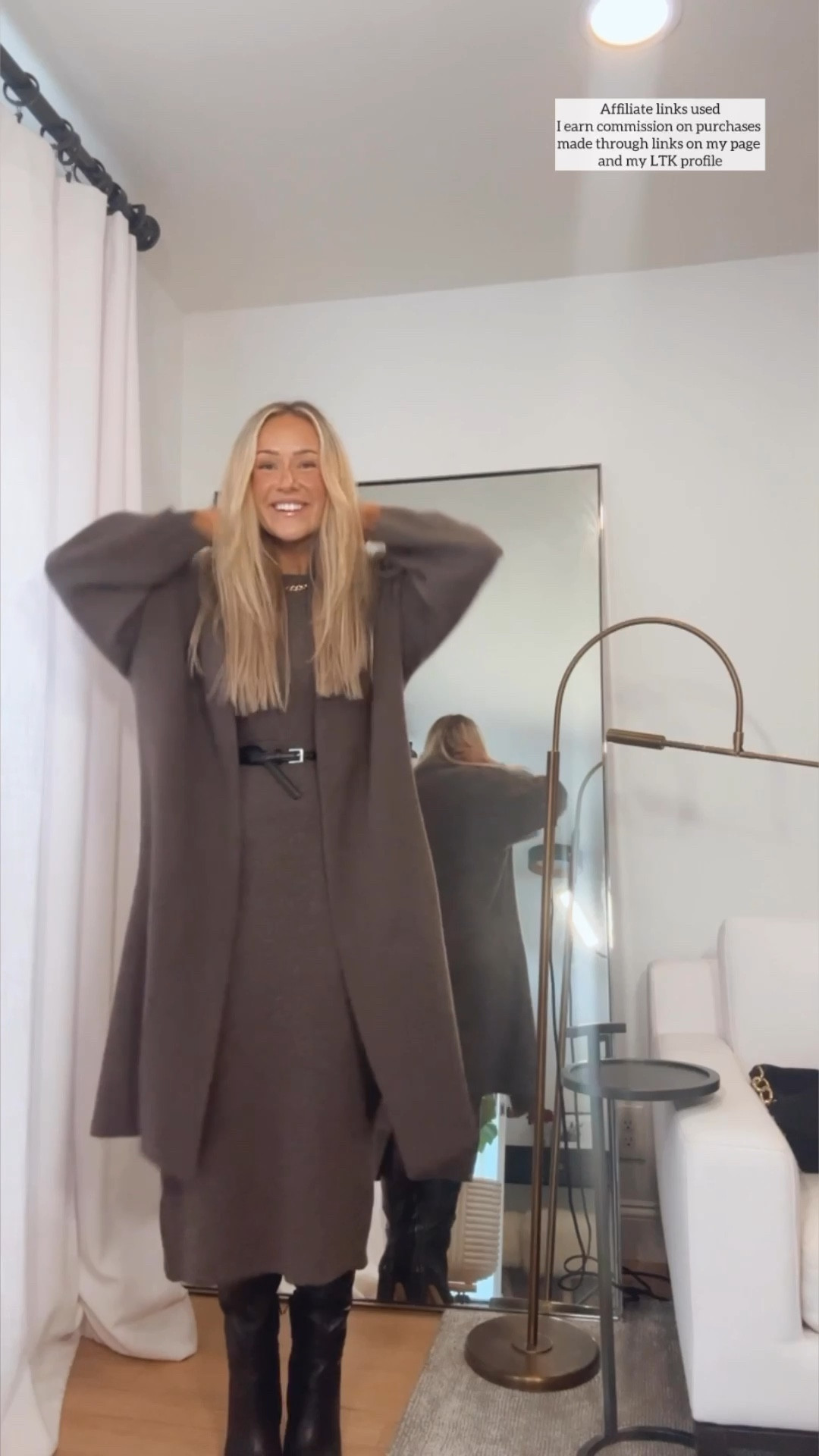 Zara outfit fall 

Zara sweater dress
Zara duster cardigan sweater
Thanksgiving outfit
Classy fall fashion 