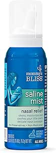 Mommy's Bliss Soothing Saline Mist Nasal Relief, Non-Medicated and No Preservatives - 2.53 FL OZ ... | Amazon (US)