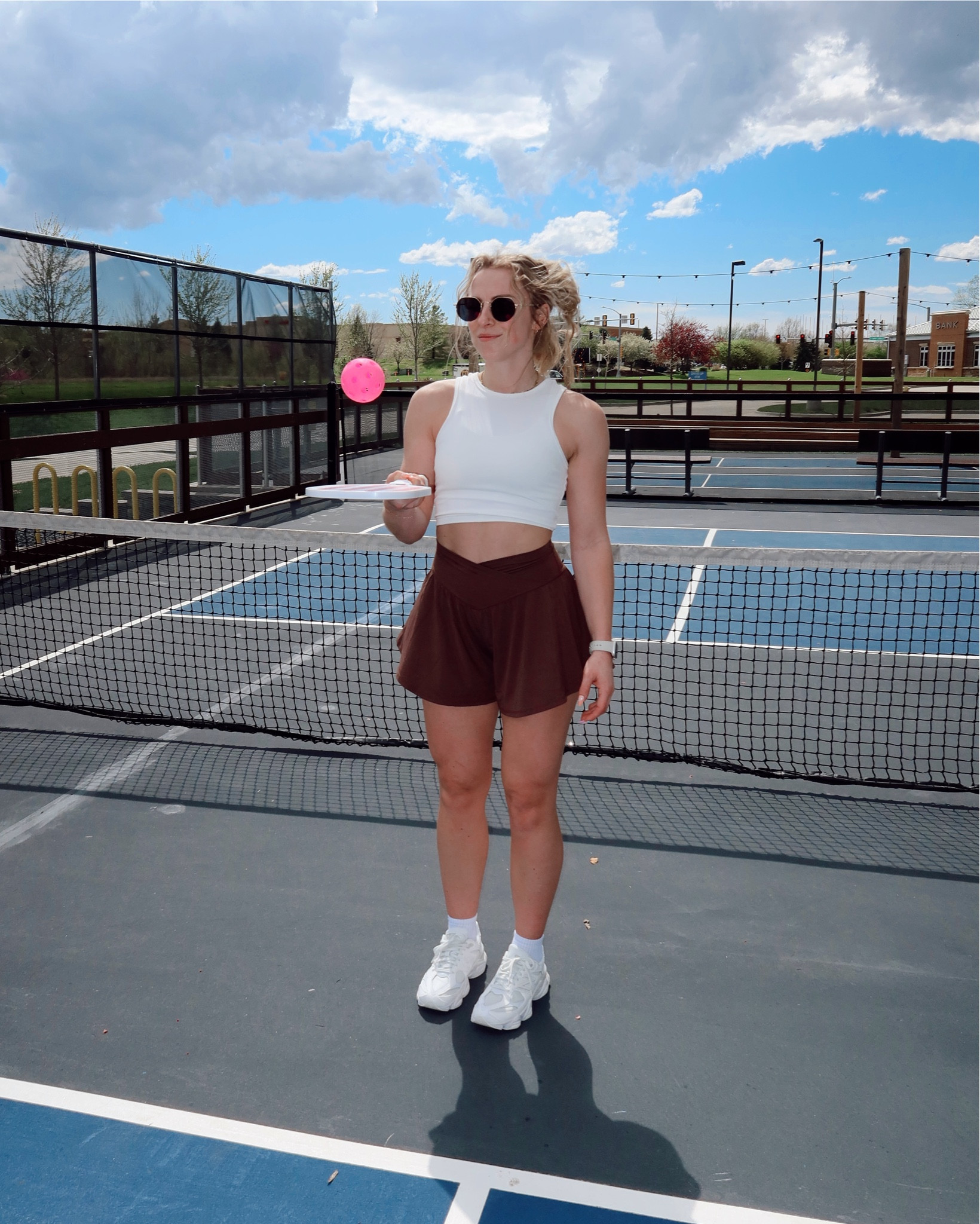 pickleball outfit inspo 🏓🤎

#pickleball #outfitinspo #outfitinspiration #ootd #activewear #casual #sporty #stylish #amazonfind #newbalance #sneakers #shoes #shoecrush #tennisshoes #shorts #amazonfashion 

#LTKActive #LTKfitness #LTKshoecrush