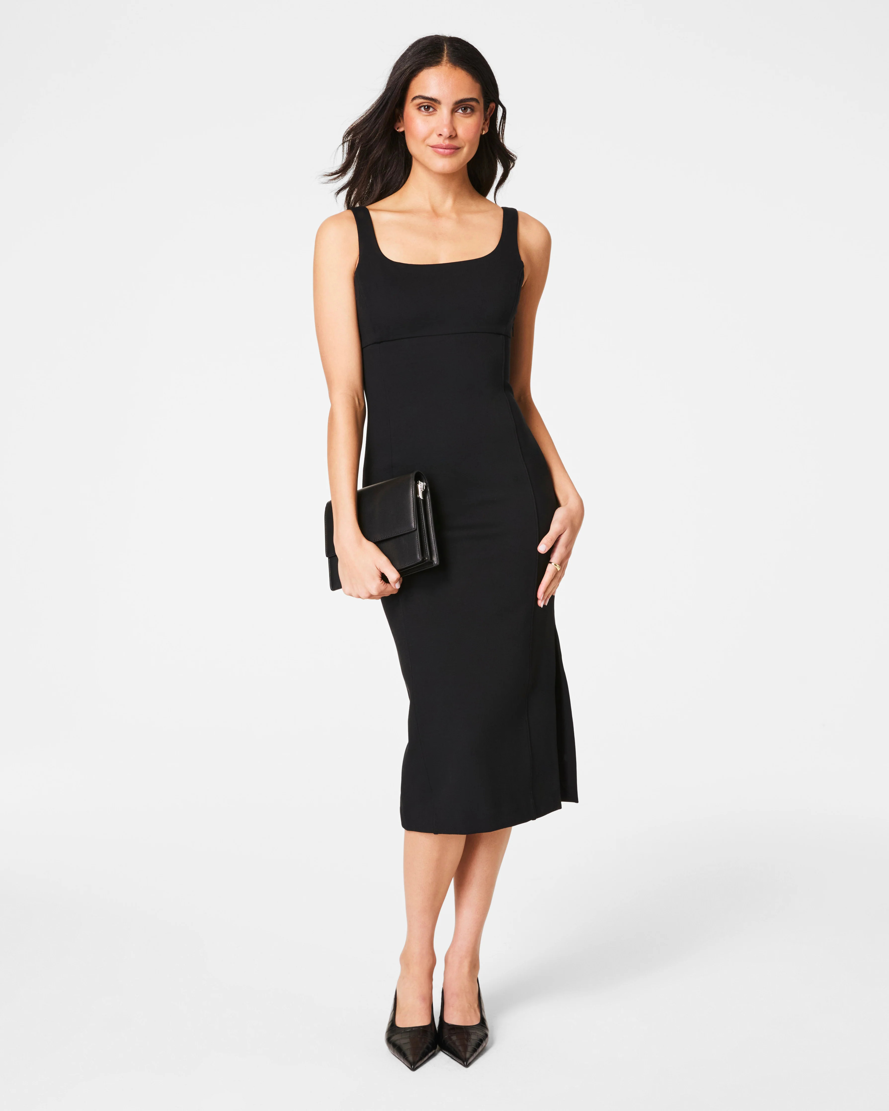 Spanx Women's SPANXshape Ponte Midi Tank Dress Top | Spanx