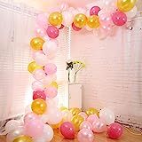 Balloon Garland Kit - 5"/10" | Gold/Pink/White | Pack of 105 | Amazon (US)