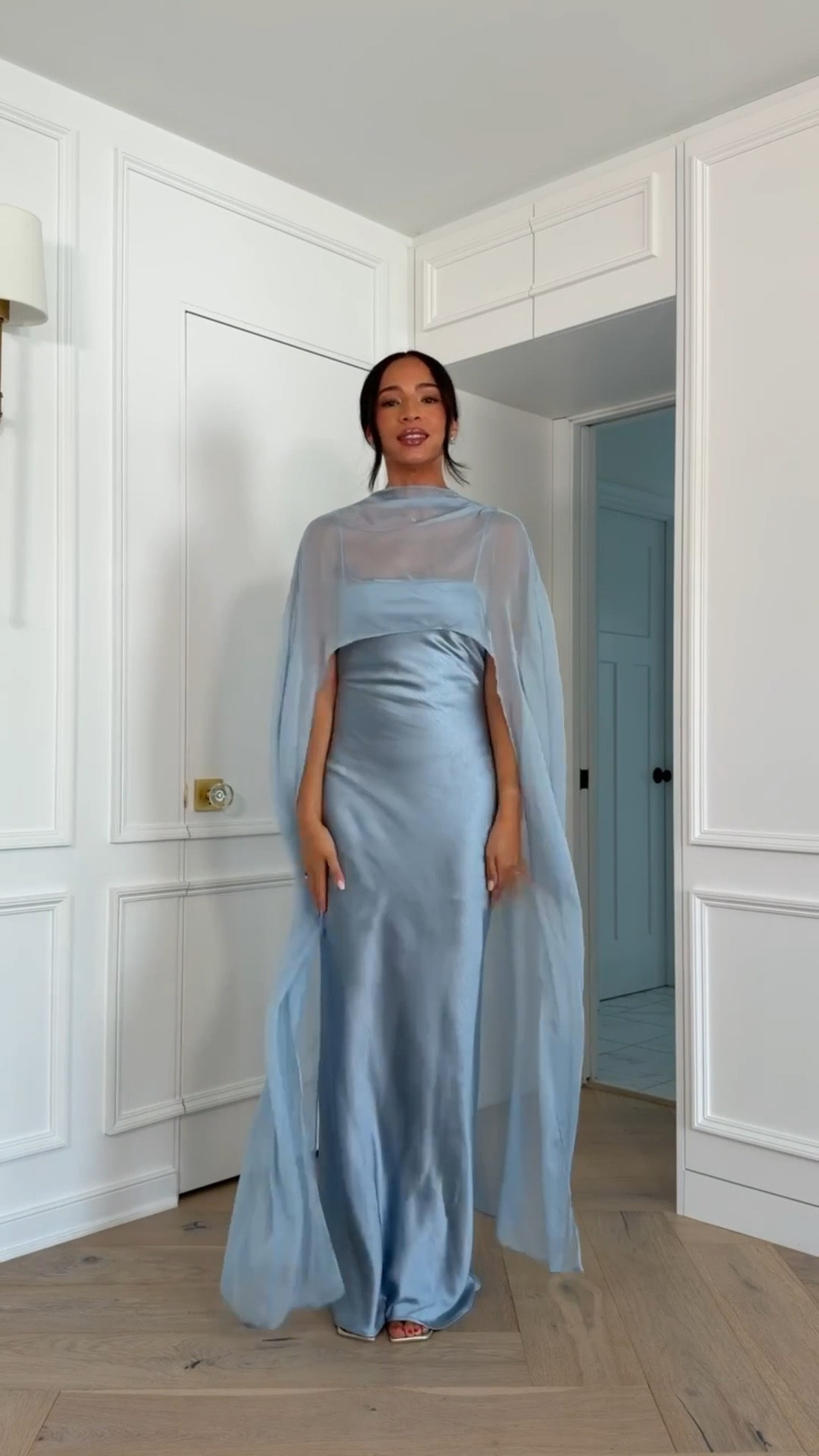Wedding guest dress 💙 This satin maxi dress is so flattering and the blue is perfect for summer! Wearing size Small blue satin maxi dress 

event dress, wedding guest dress, cocktail dress, black tie dress, wedding guest dress summer, summer dresses

#LTKWedding #LTKSeasonal