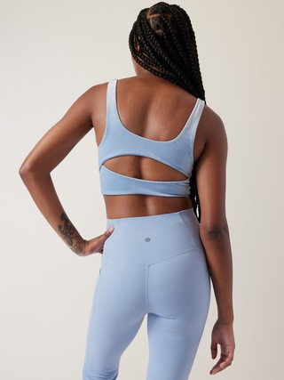 Velvet Cut Out Crop A-C | Athleta