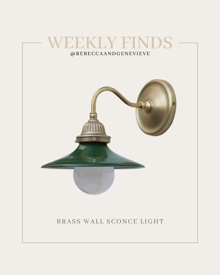 This week's find is this handmade brass wall sconce from Etsy. 


#LTKhome #LTKstyletip #LTKfindsunder100