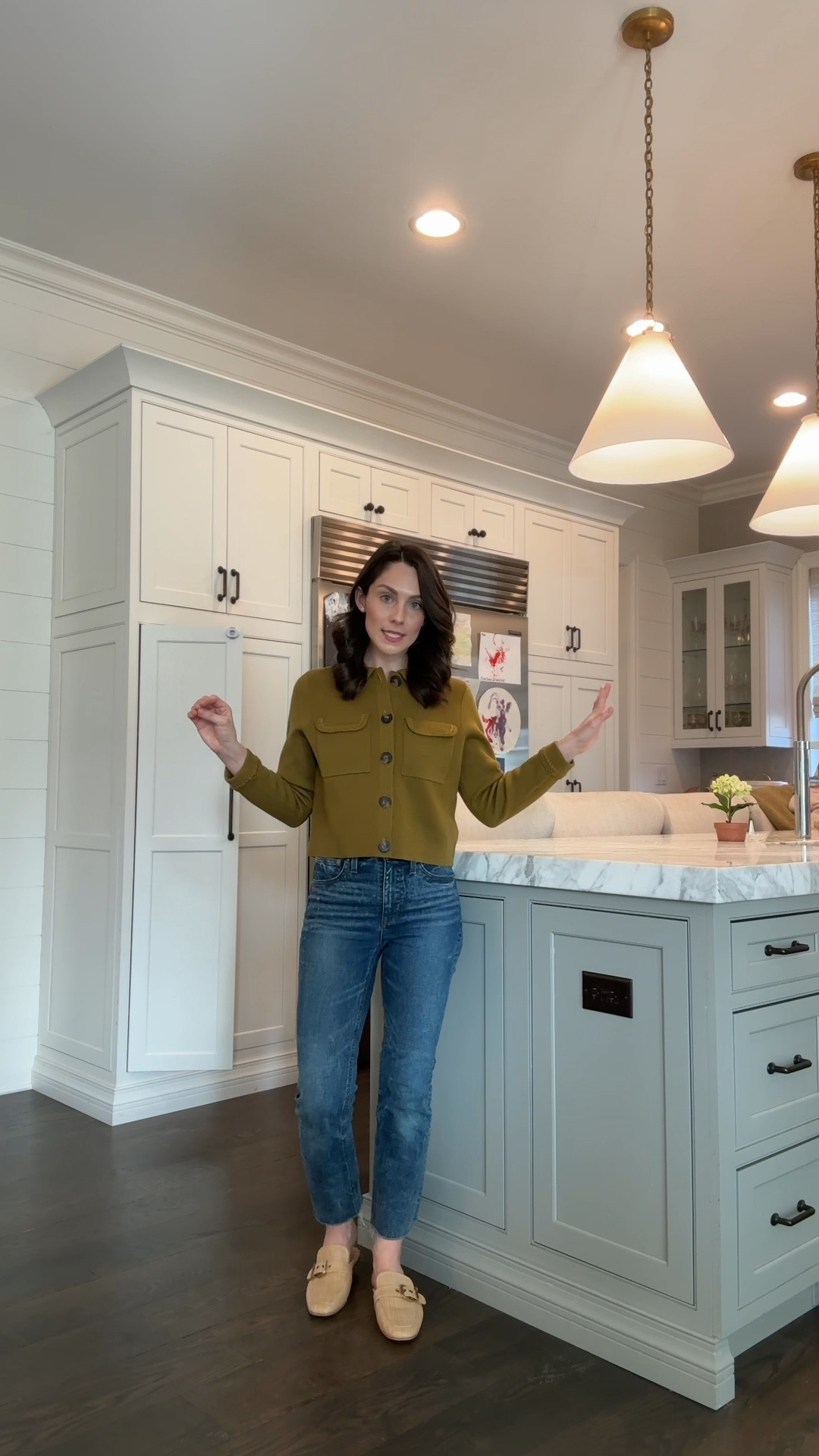 Sézane Betty cardigan styled for spring

#LTKstyletip #LTKSpringSale #LTKSeasonal