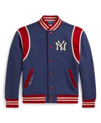 Boys' 8-20 Zip-Front Long-Sleeve Yankees Jacket | Macy's