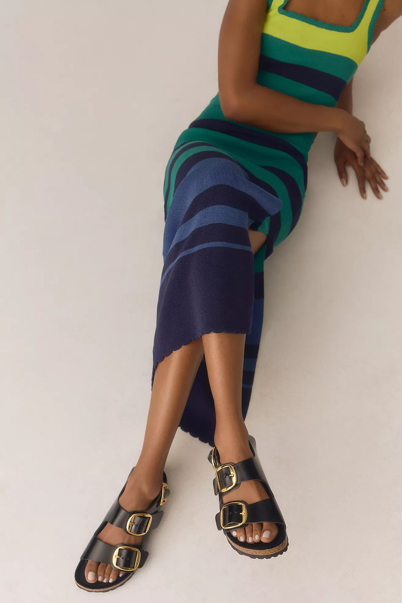 Birkenstock Milano Big Buckle High Shine Sandals | Anthropologie (US)