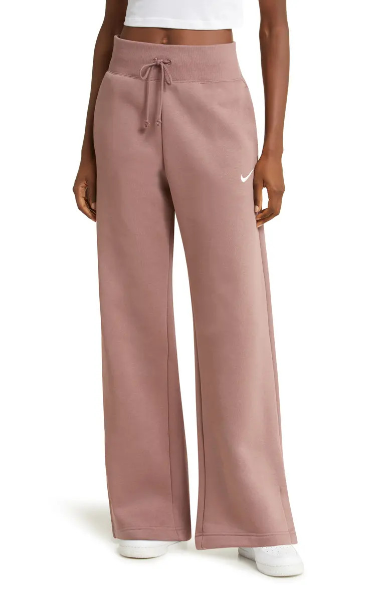 Sportswear Phoenix High Waist Wide Leg Sweatpants | Nordstrom