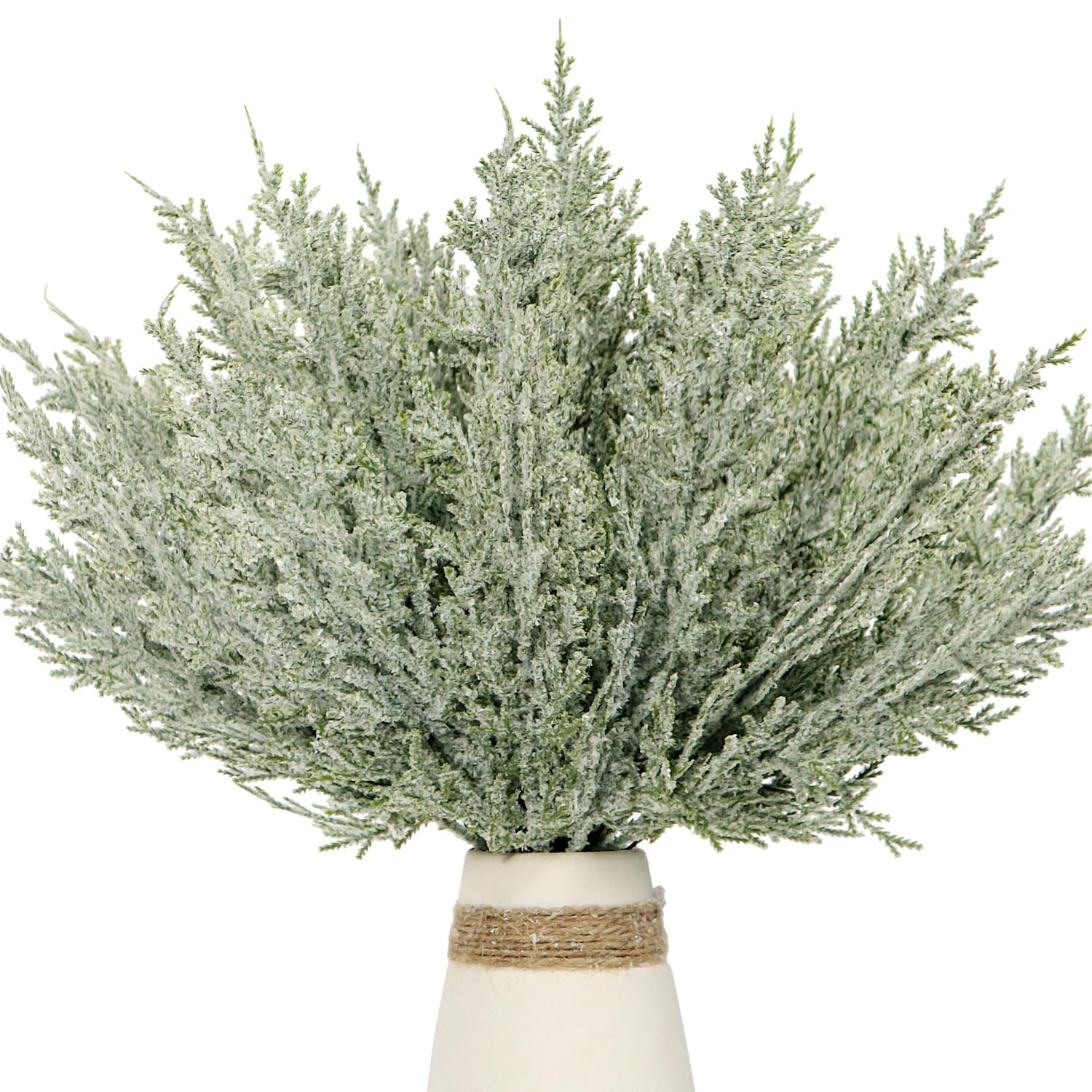 Set of 24 Christmas Artificial Pine Branches 12.6" Faux Plants Evergreen Cedar Picks Fake Pine Ne... | Amazon (US)