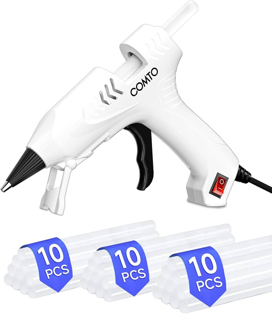 Hot Glue Gun Kit with 30 Sticks, 20W Fast Preheating Mini Hot Glue Gun and Sticks Set for School ... | Amazon (US)