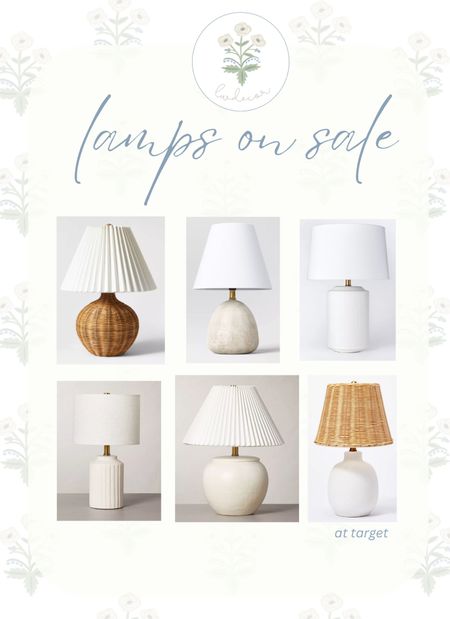 A round up of some of my favorite lamps from Target + they are ON SALE. Lamps are a perfect addition to adding ambiance to any space whether it’s a console table, the kitchen counter, a side table, and more! 

#LTKFindsUnder100 #LTKSaleAlert #LTKHome