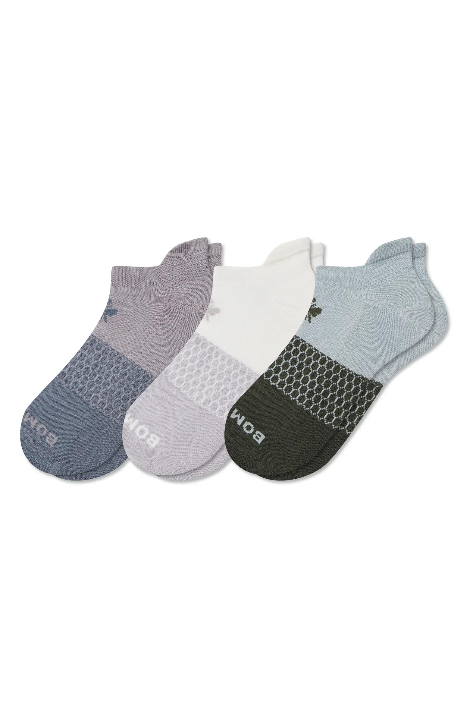 Bombas Assorted 3-Pack Colorblock Ankle Socks | Nordstrom | Nordstrom