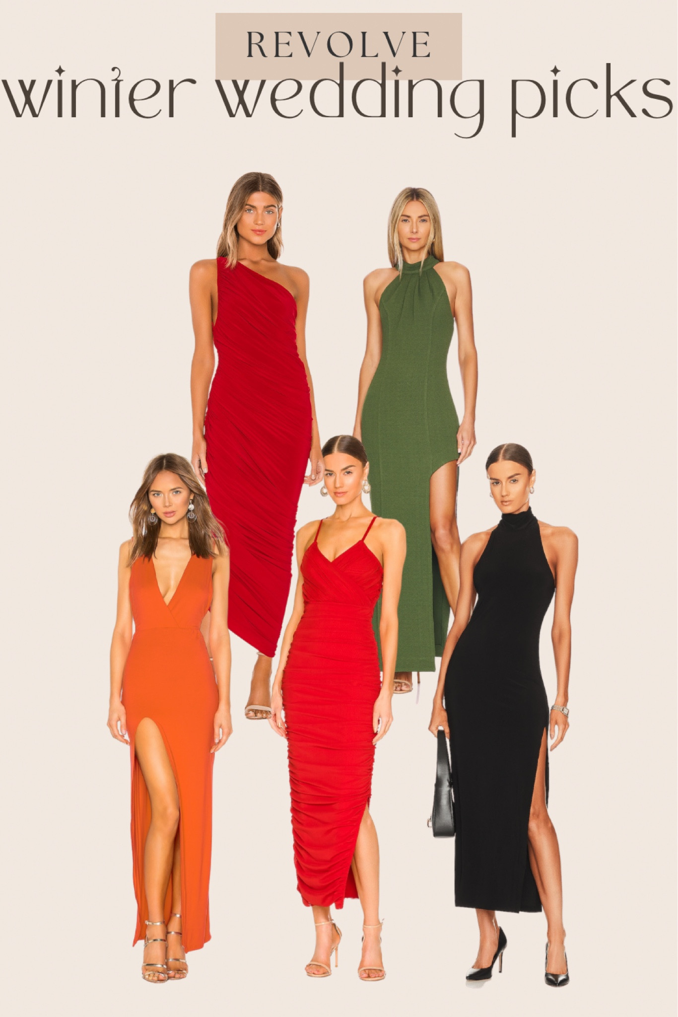 Tried all 5 and loved them all! #winterwedding #weddingguestdress #revolveweddingguest #blacktie

#LTKstyletip #LTKwedding #LTKHoliday