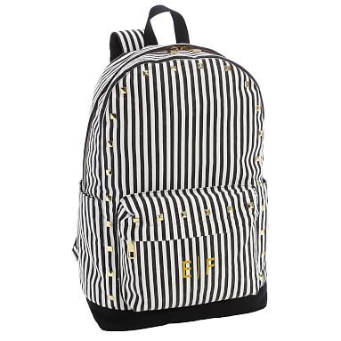 Emily & Meritt Stripes & Studs Recycled Backpacks | Pottery Barn Teen | Pottery Barn Teen