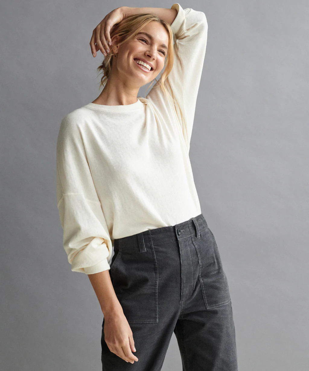 Boyfriend Long-Sleeve Tee | Jenni Kayne