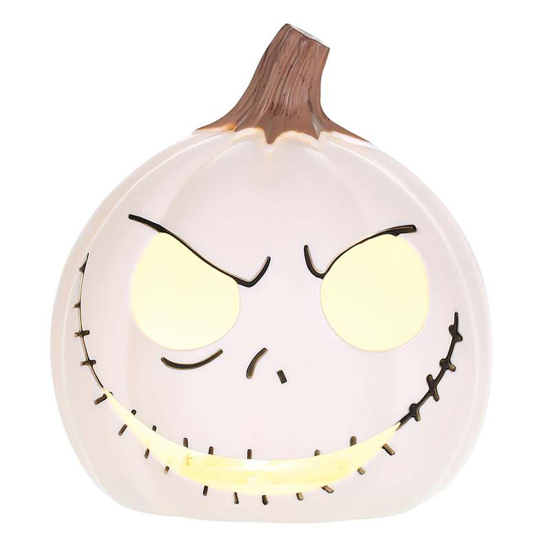 Nightmare Before Christmas Jack Skellington Light Up Halloween Pumpkin, 6" | At Home