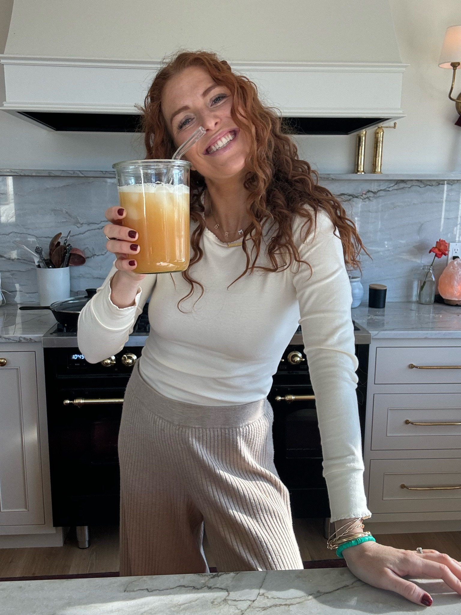 These pants are my favorite Amazon pants purchase ever. So comfy and the quality is 👌🏻👌🏻👌🏻shirt was a splurge and is on sale right now (they don’t so sales)  