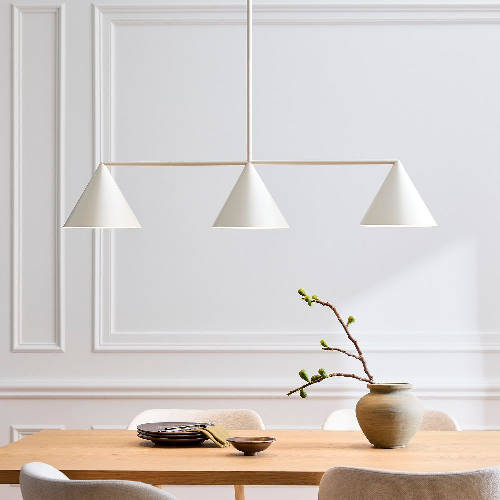 Warren Linear 3-Light Chandelier (48") | West Elm (US)