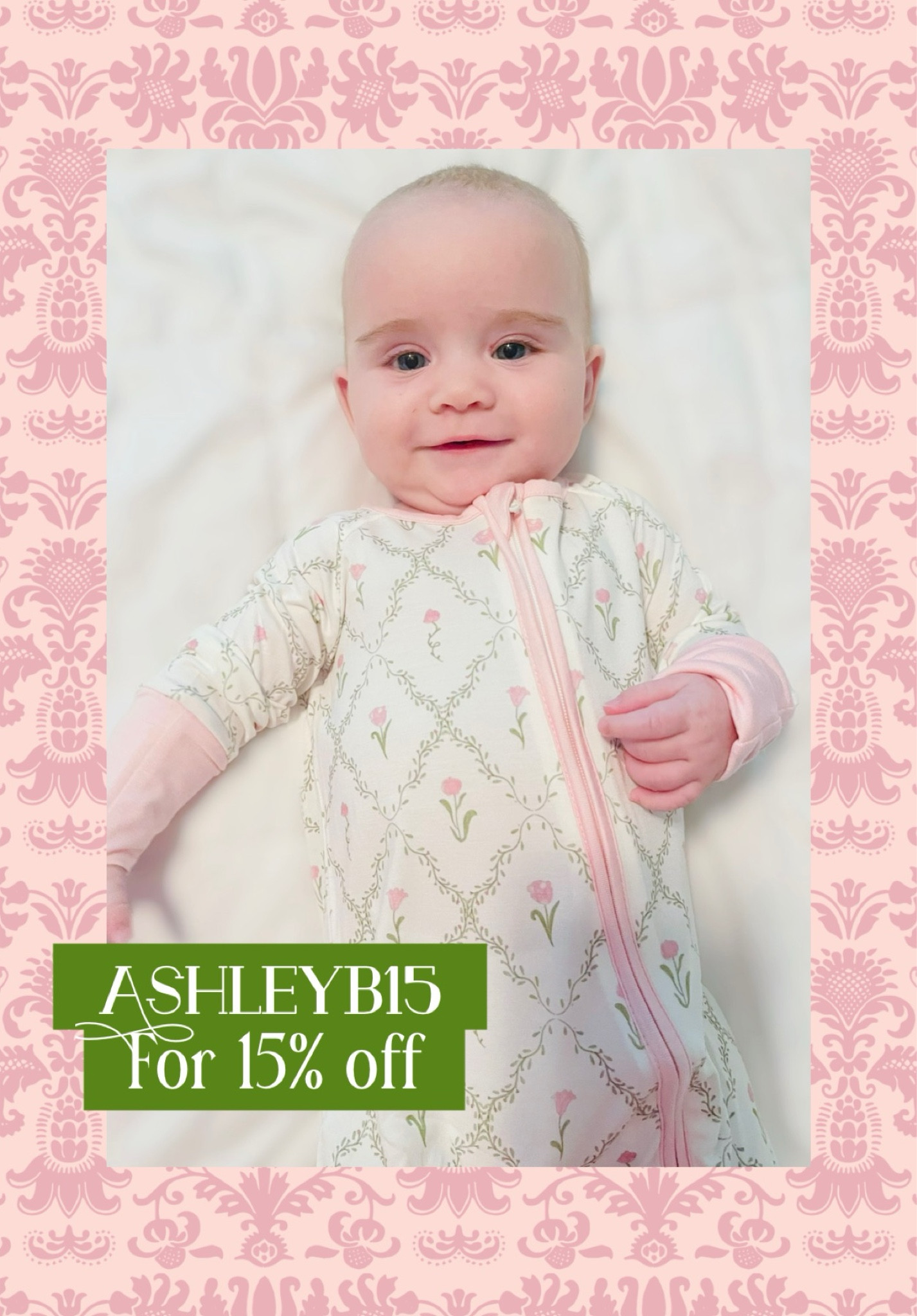 Floral trellis bamboo sleeper, bamboo pajamas, mommy & me 

#LTKBaby #LTKFindsUnder50 #LTKKids