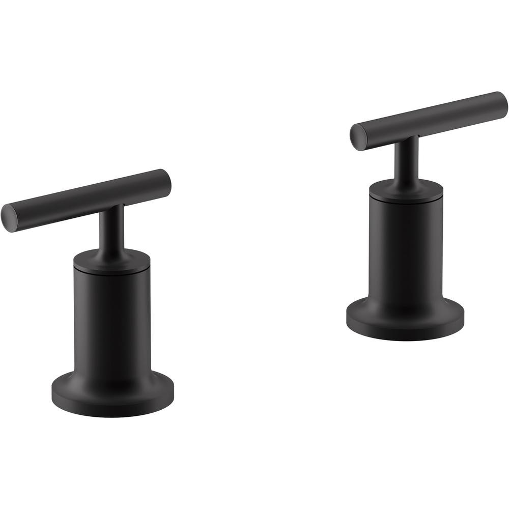 KOHLER Purist Valve Trim, Matte Black | The Home Depot