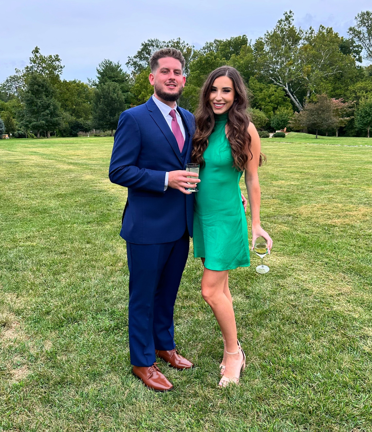 Cute mini dress for weddings, rehearsal dinners, etc. 