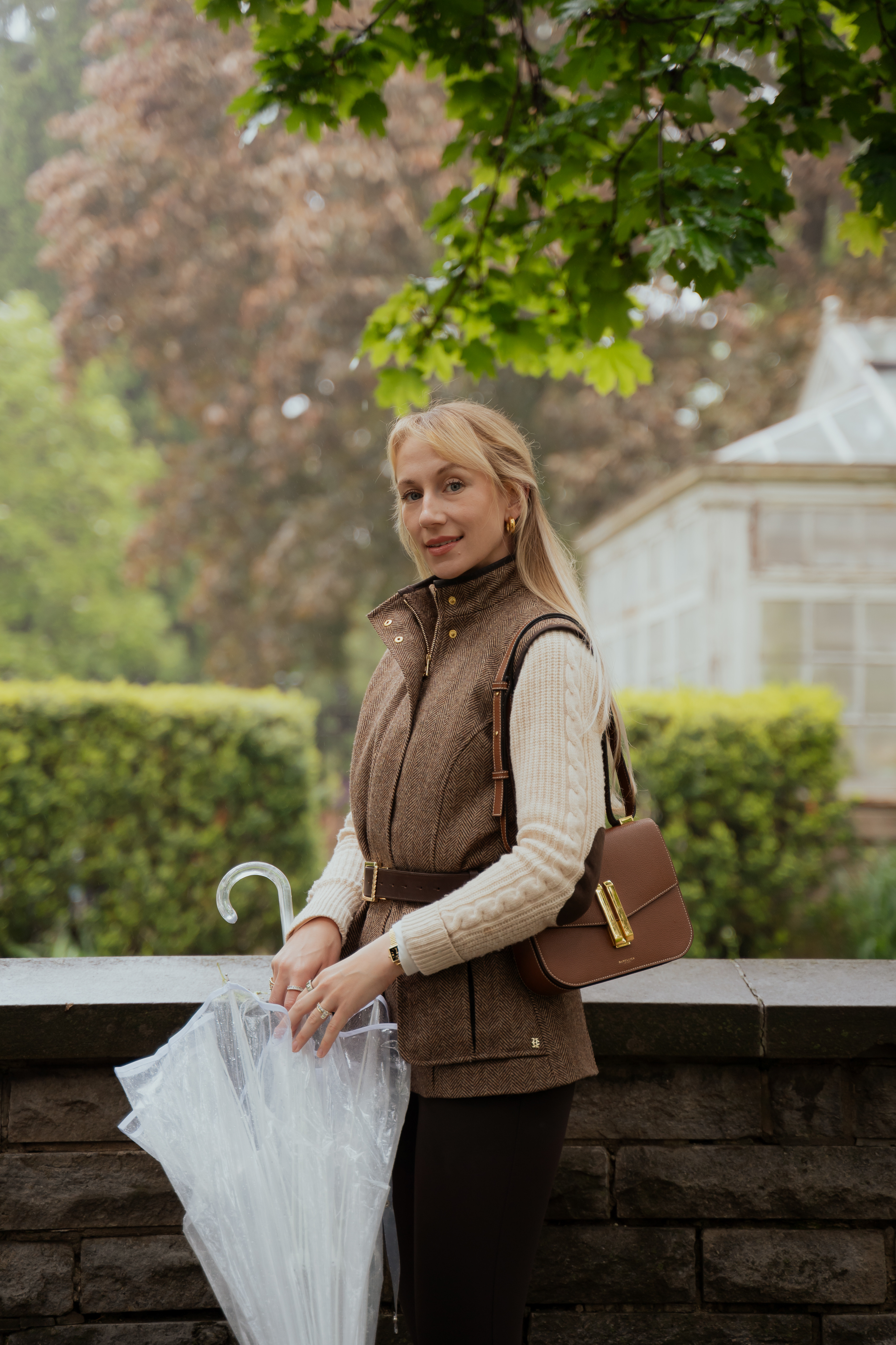 Adding pieces to my seasonal wardrobe from Holland Cooper is never a miss. These are some new in pieces and some from seasons before. The best part is they are timeless and always work so well together. Plus one of my favourite and hardest working cross body bags. I was going to write which piece is my favourite but I simply cannot choose. This gilet is really unmatched! 

Tweed Gilet: Size 10 (Could have sized down)
Contour Trouser: UK Size 8
Sherpa Lined Boots: Size 7
Classic Belt: Size Small
Cable Quarter Zip: XS 

 #LTKcanada #LTKfall #LTKstyletip