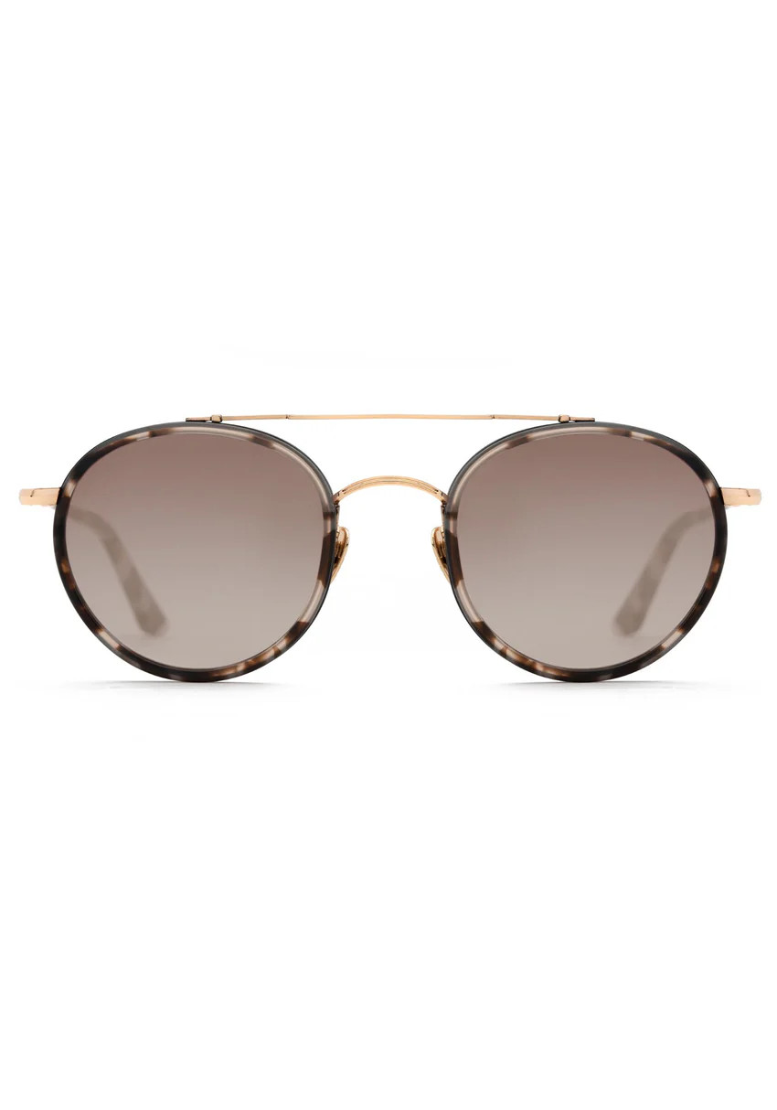 PORTER | 24K Titanium + Matte Domino | KREWE Eyewear