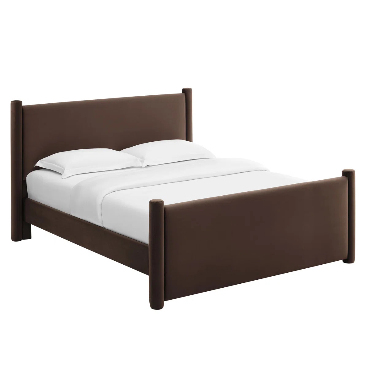 Rael Performance Velvet Platform Bed | Wayfair North America