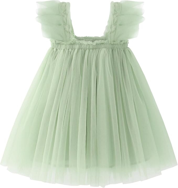 AGQT Baby Girls Tutu Dress Tulle Sundress Size 9M-5T | Amazon (US)