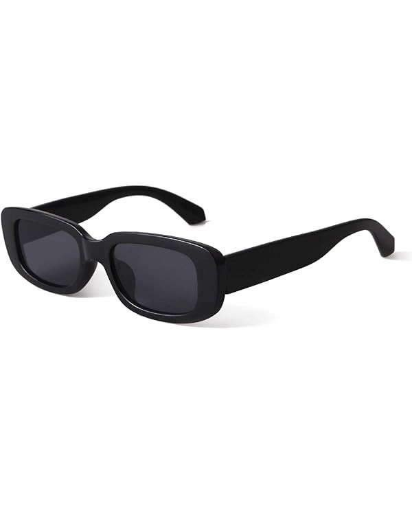 BUTABY Rectangle Sunglasses for Women Retro Driving Glasses 90’s Vintage Fashion Narrow Square ... | Amazon (US)