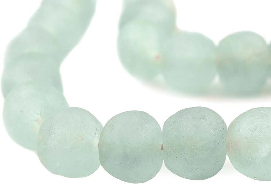 Jumbo Recycled Glass Beads, 21–25mm – African Sea Glass for Wall Hangings, Coffee Table Decor... | Amazon (US)