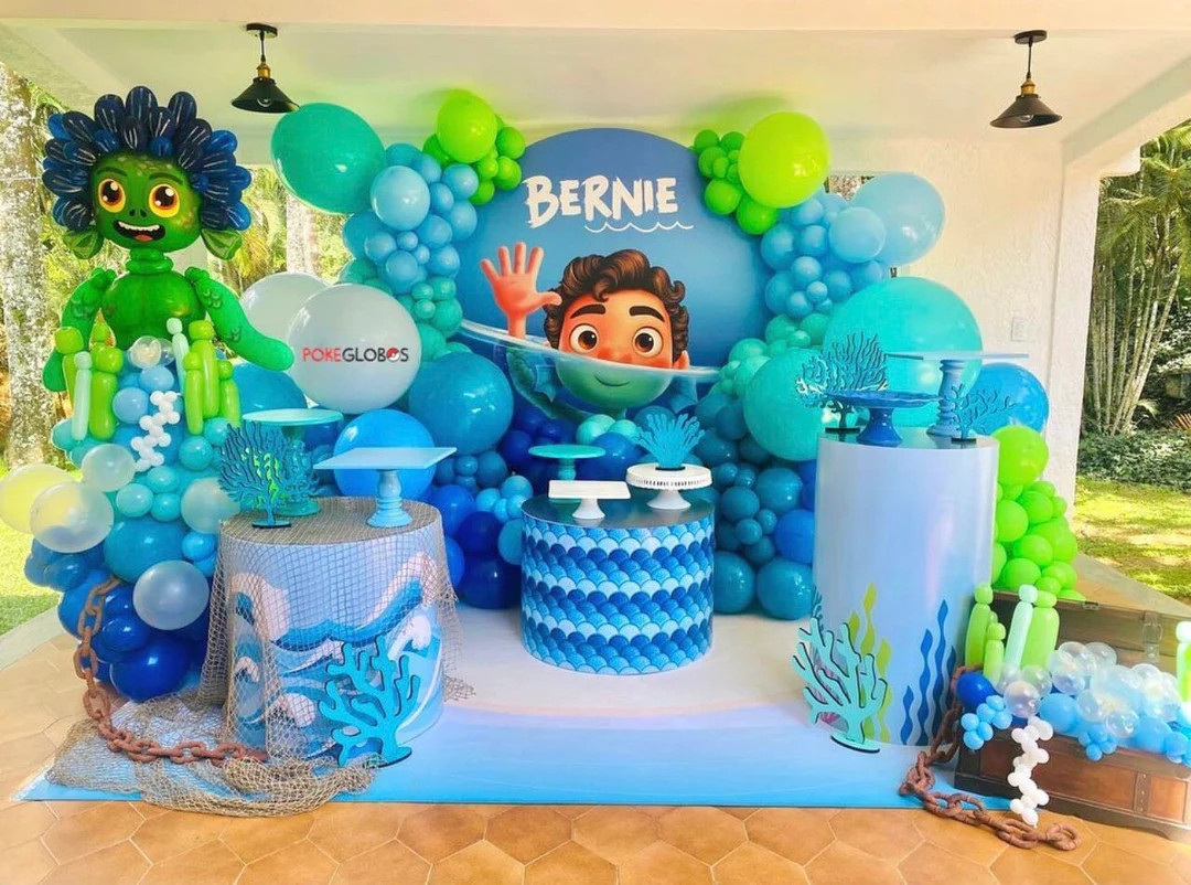 Party Balloons/ Globos/ Birthday/ Green Blue Light Blue Teal Balloons// Balloon Arch Kit Only/ Ba... | Etsy (US)