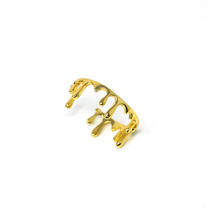 Gold Drip Ring | The Sis Kiss