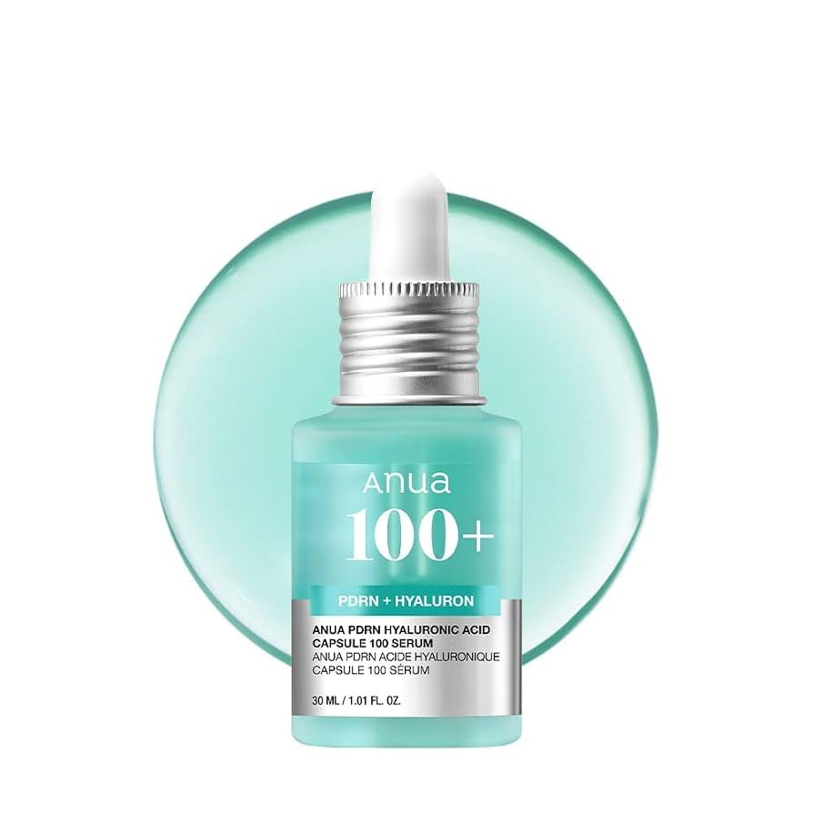 ANUA PDRN Hyaluronic Acid Capsule 100 Serum, Radiant Face Serum, Hyaluronic Acid, Hydration, Mois... | Amazon (UK)