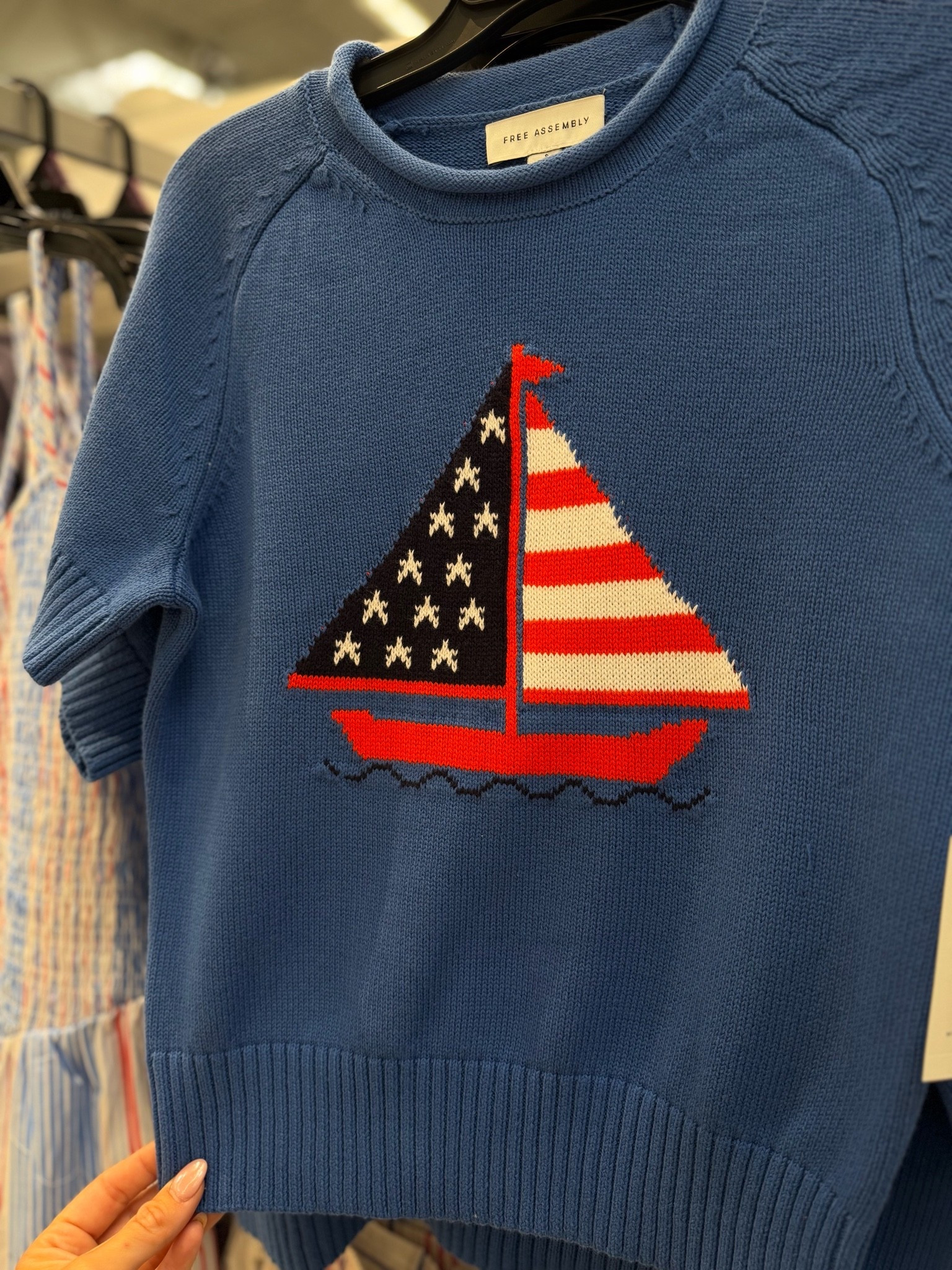 Outfit inspo for 4th of July for less. Free Assembly Women's and Women's Plus Roll Neck Cotton Sweater with Short Sleeves
There is so many options to choose from.

#LTKootd #LTKSeasonal #LTKgrwm