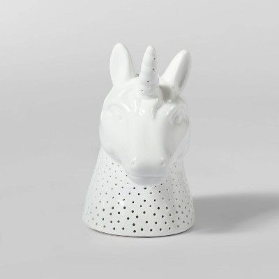 Unicorn Ceramic Nightlight White - Pillowfort™ | Target