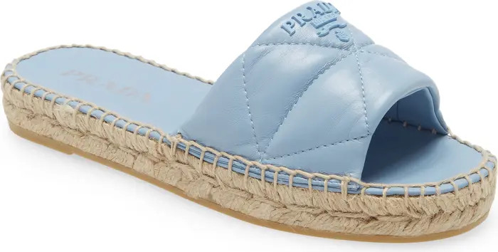 Prada Quilted Leather Slide Sandal | Nordstrom | Nordstrom