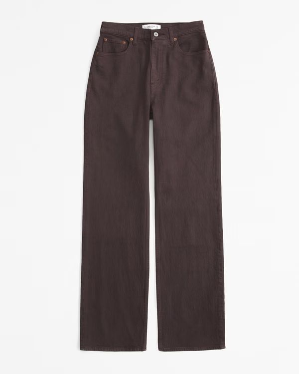 Curve Love High Rise 90s Relaxed Jean | Abercrombie & Fitch (US)