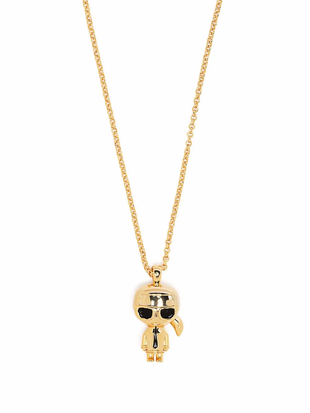 Karl Lagerfeld Ikonik Karl Necklace - Farfetch | Farfetch Global