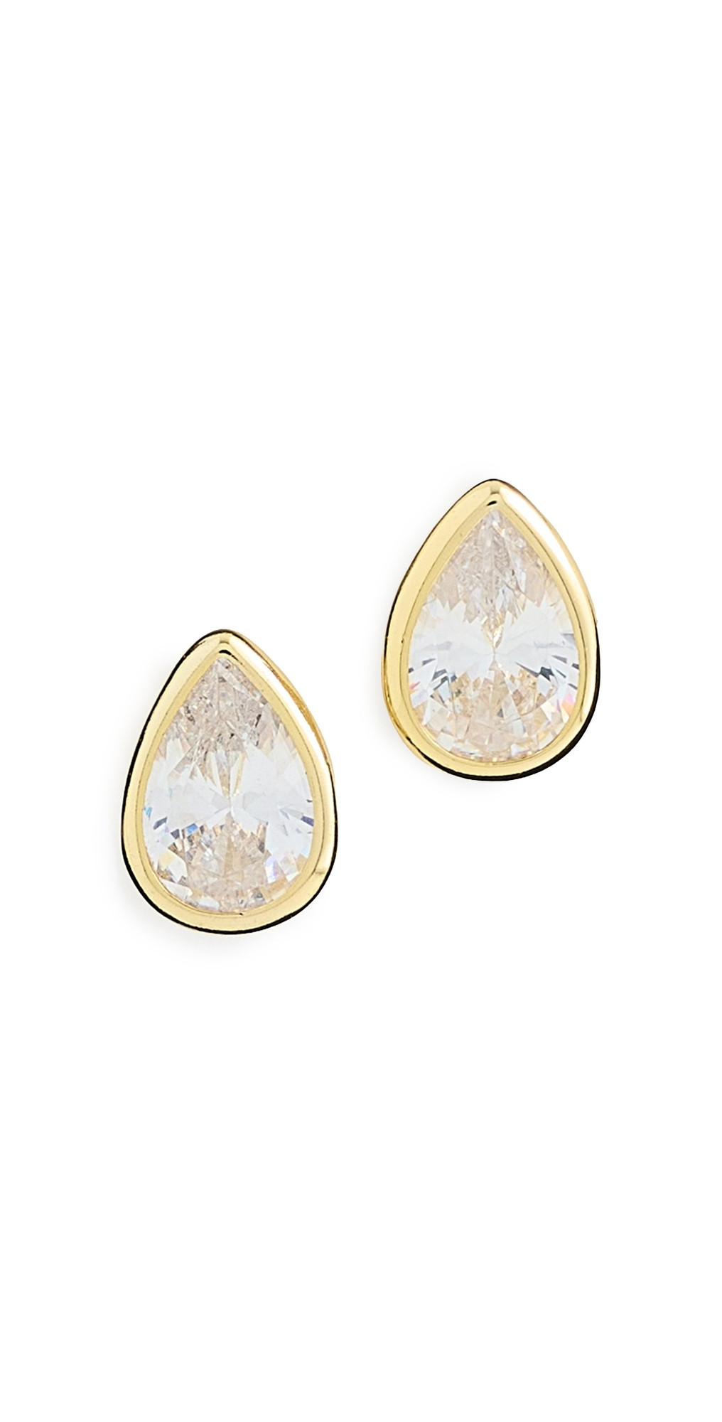 SHASHI Danjou Stud Earrings Gold One Size | Shopbop