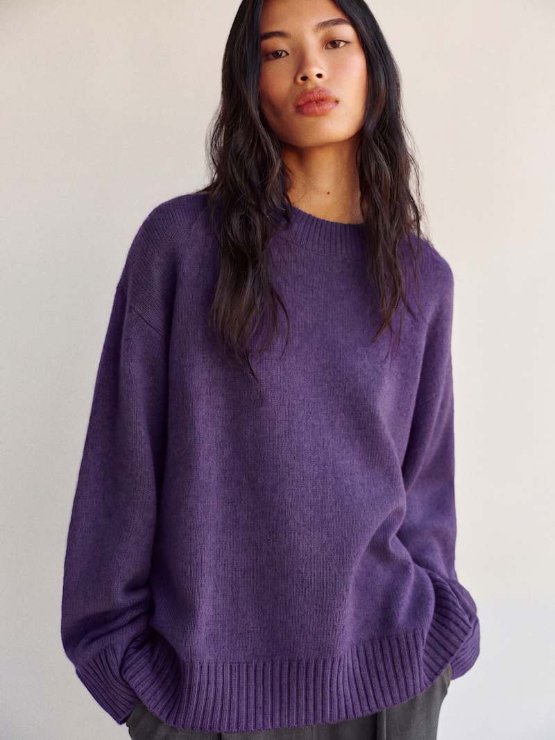 Cove Cashmere Oversized Crew | Reformation (Global)